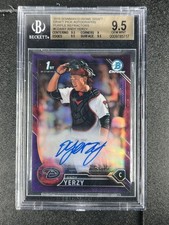 Yerzy, Andy - 2017 Bowman Chrome - 161/250 - Beckett 9.5