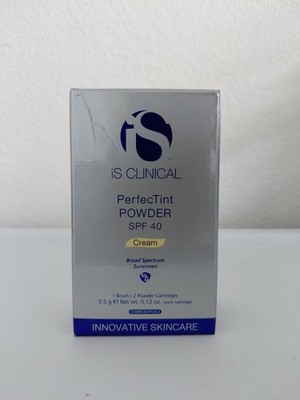 iS CLINICAL PerfecTint Powder Face Powder SPF 40 Broad Spectrum Cream 0.12 oz