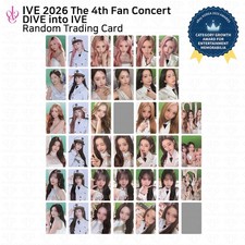 IVE The 4th Fan Concert DIVE into IVE Random Trading Card WONYOUNG REI LIZ YUJIN