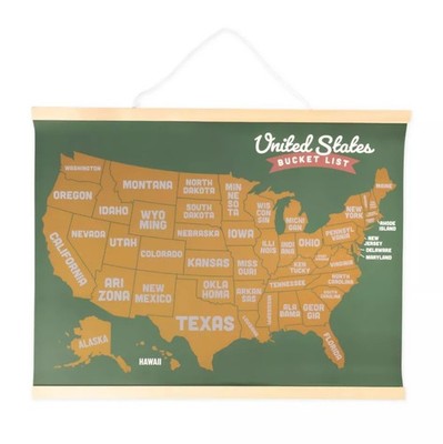 Scratch Off Map of United States All 50 US States (NEW)