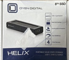Oyen Digital 8TB Helix External Hard Drive USB 3.2 Gen 2.