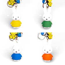 Miffy Bunny Standing Figure Rubber Keychain Bag Charm