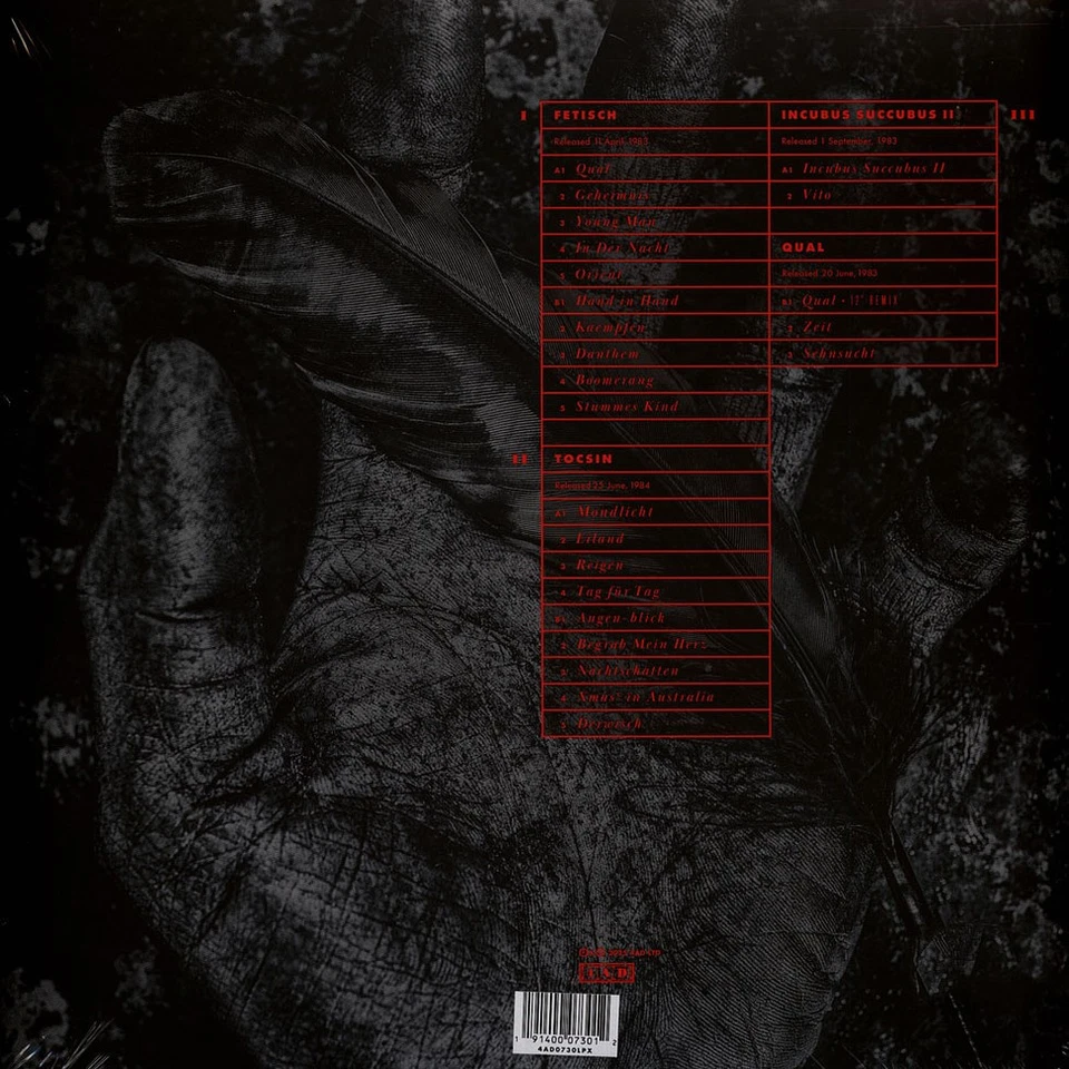 Xmal Deutschland - Gift - The 4AD Years Transculent Red  (2025 - UK - Original) - Bild 2 von 2