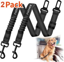 2Pcs Pet Dog Seat Belt Adjustable Car Seatbelts for Car Auto Travel Vehicle Safe