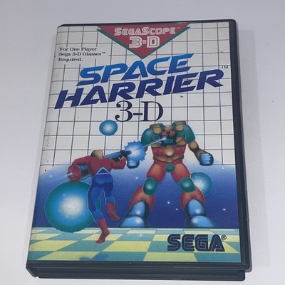 Space Harrier 3-D (Sega Master System) - CIB W/ manual Tested