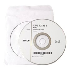 Epson XP-352 355 Series Printer Software Disc EA Edition 2018 Used