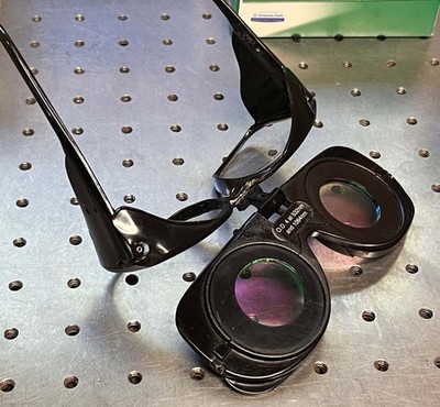 Uvex Flip up  Laser glasses/goggles for 532nm and 1064nm O.D. 4
