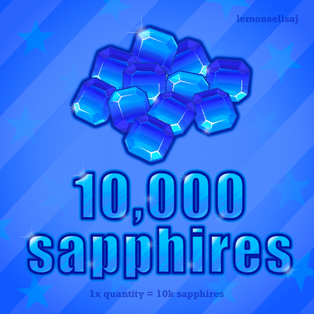 AJPW Sapphires 10K Bundle || Animal Jam Play Wild Sapphires