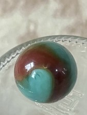 Vintage Akro Agate Corkscrew Shooter Marble .70   Excellent 