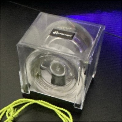 YoYoFactory Clear Plastic Yo-Yo Set with Neon String & Display Case