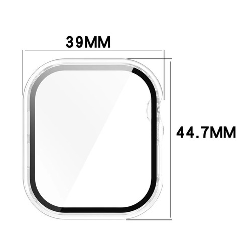 Futerał ochronny ze szkłem do zegarka 10 42mm Bizon Case Cover Futeral Etui Przezroczyste - Zdjęcie 2 z 8