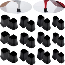 Heel Cap Protectors for High Heel Shoes | U Shape 4 Sizes Black 12Pairs | Anti-S