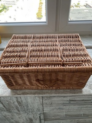 Picknick Korb aus Weidengeflecht