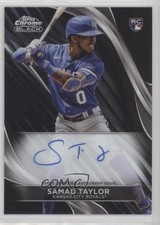 2024 Topps Chrome Black Auto Samad Taylor #CBA-ST Auto f7a