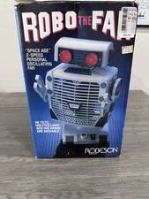 Vtg 1986 Robeson Robo The Fan, Frigid Fan, Light Up Eyes, Oscillates RUC Tested