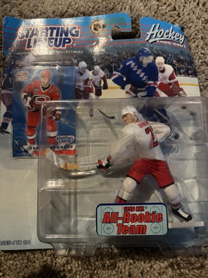 #ad #ad Hasbro Starting Lineup Hockey Rod Brindamour Carolina 2000 2001 Short Print $35.00