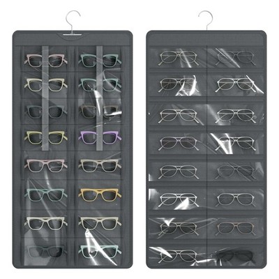 Organizador y almacenamiento de gafas de sol colgantes, sol de doble cara