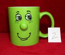 Jamaica coffee mug with face green color