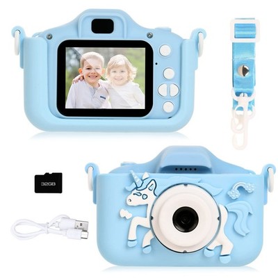 Ainiv Blue Unicorn Digitalkamera für Kinder neu und versiegelt 