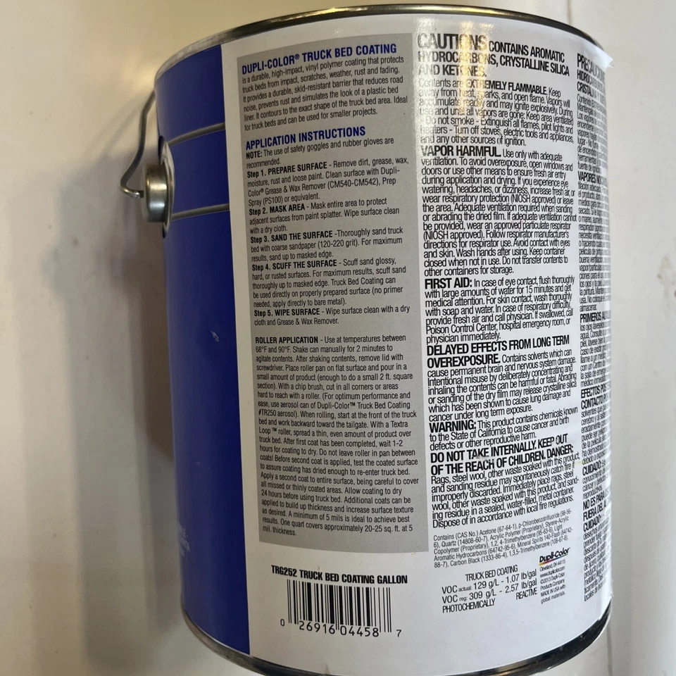 Galón de revestimiento de caja de camión de doble color - TRG252 Foto 2 de 4