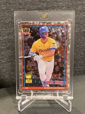 Roman Anthony 1991 Silver Crackleboard Rookie 2026 Topps Series 1 T91-71 Red Sox