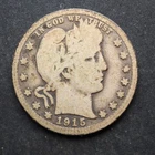 1915 **S** BARBER  SILVER QUARTER ***NICE COIN!*** FREE SHIPPING! M8068