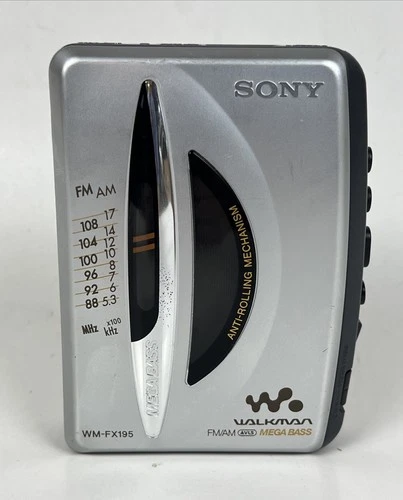 Vintage Sony Walkman WM-FX195 AM/FM Cassette Player—Radio Works-Cassette Doesn’t
