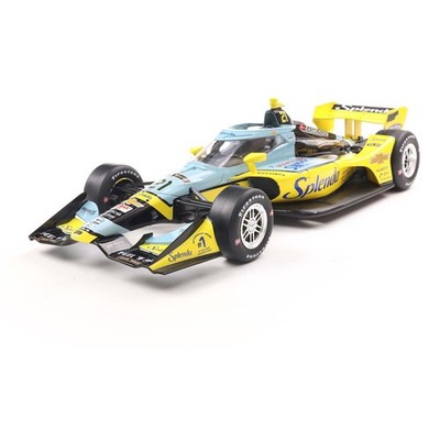 IXO 1:18 2025 NTT INDYCAR Series -#21 Christian Rasmussen / Ed Carpenter Racing