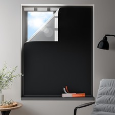 100 Blackout Curtains, Portable No Drill Window Shades, DIY Blackout Window ...