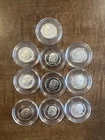 Roosevelt Silver Proof Dime Lot of 10, 1999S-2008S From US Mint Sets