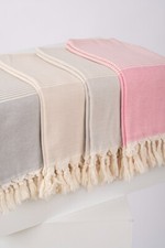 Stripesheep 12 pcs Turkish Cotton Peshtemal Towel Set 39 x 71 inch