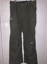 Homeschool snow board large mens pants green