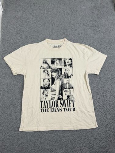 Camiseta Taylor Swift The Eras Tour Para Hombre Pequeña Beige Crema - Imagen 1 de 7