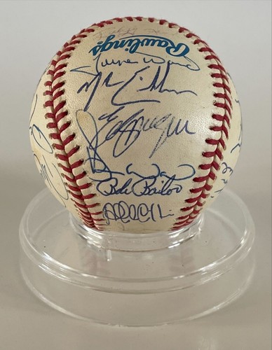 1993 TORONTO BLUE JAYS TEAM SIGNED (27) BASEBALL WORLD SERIES CHAMPIONS - Picture 3 of 6