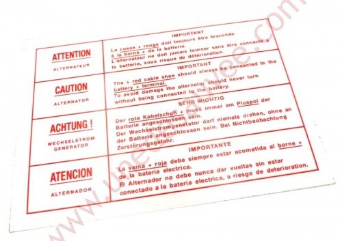 AUTOCOLLANT STICKER MOTEUR BATTERIE - COSSES PEUGEOT 309 205 GTI CTI GTI 16 RALL - Imagen 1 de 1