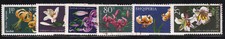 Albanie 1970 Yvert 1224/29 oblitérés Lys (AM111)
