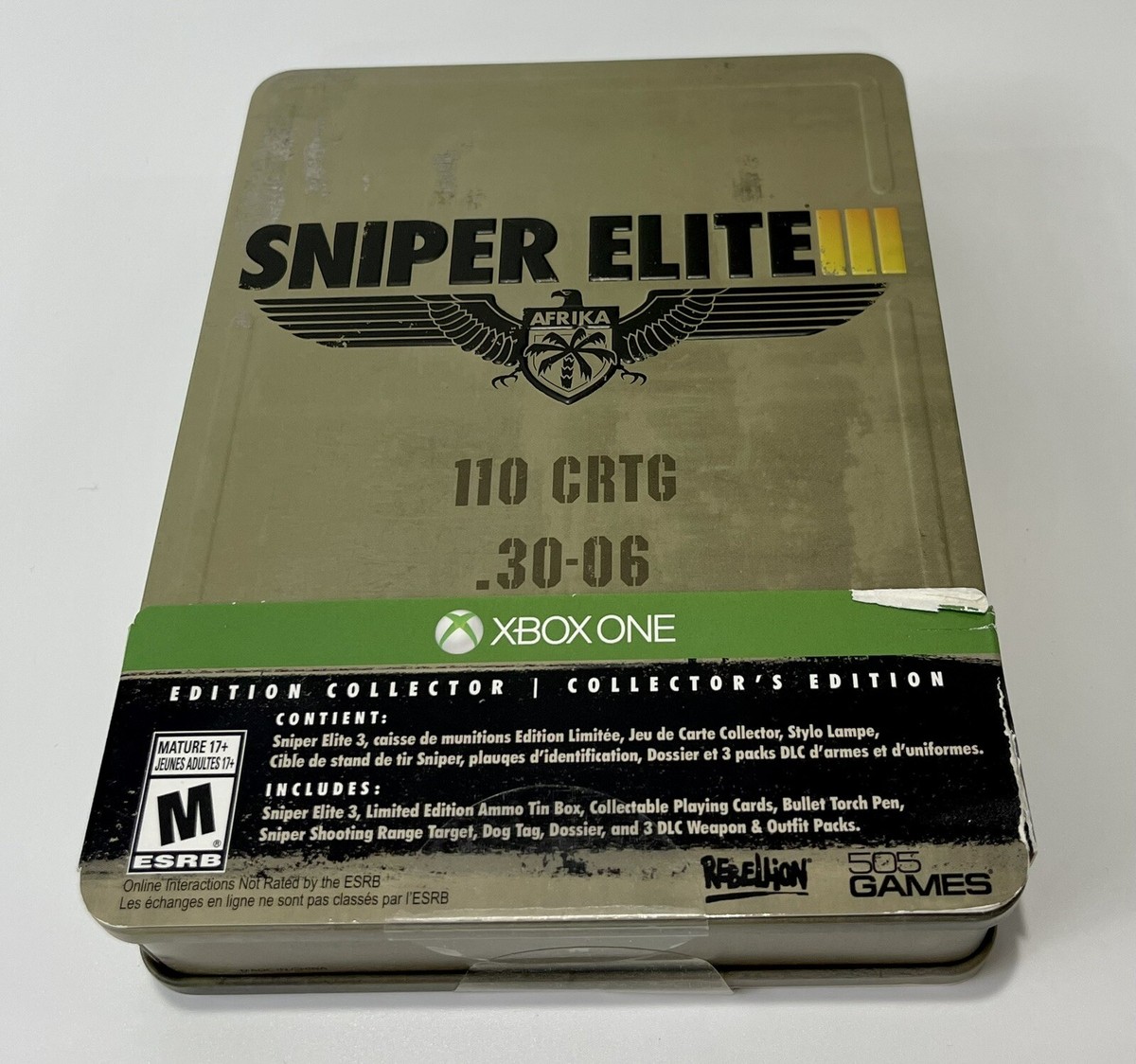 (未使用･未開封品)Sniper Elite 3 Collectors Edition Sniper Elite 3 Afrika Collector's Edition Unboxing (PS4