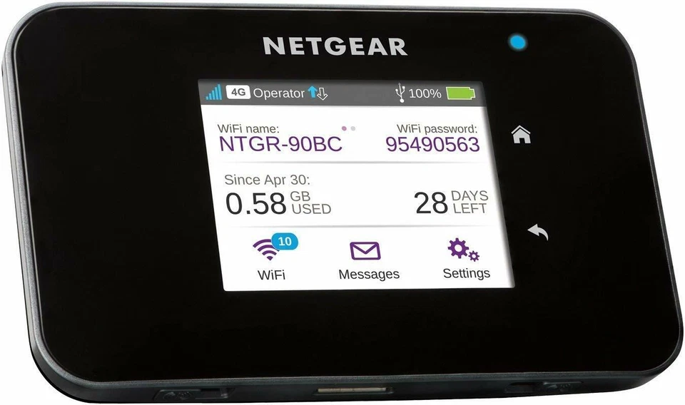 Unlocked Netgear Aircard AC810S 600Mbps 4G LTE MiFi Mobile Hotspot Wifi Router - Image 2 of 4