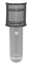 Rockville Pop Filter Curved Recording Mic Windscreen for Sterling Audio ST51