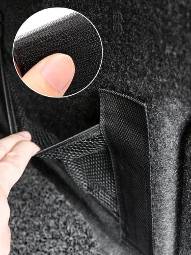 Car Accessories Trunk Elastic Mesh Net Fixed Strap Organizer Storage Bag Black - Picture 7 of 11