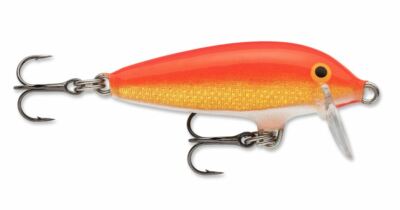 Rapala Original Floating Floater 03 - Gold Fluorescent Red - 1 1/2'' 1/16 oz Lure