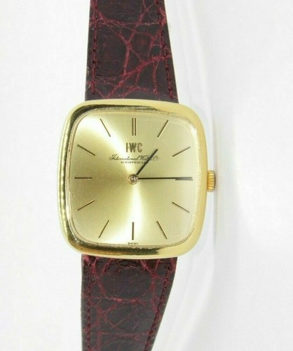 orologio IWC oro giallo 18kt epoca 1970 vintage SHAFFHAUSEN 2572 da vinci |  eBay