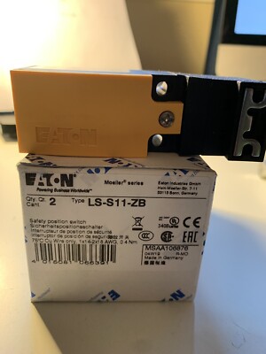 LS-S11-ZB. /LS-11-ZB SAFETY LIMIT SWITCH. EATON. MOELLER   Price. For. 1 Pc