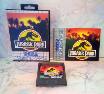 Sega Game Gear Jurassic Park Boxed Neu Clam Case