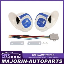 110db 12v For Car Motorcycle Boat Yacht 18 Sounds Snail Air Horn Siren Universal 110db 12v For Car Motorcycle Boat Yacht 18 Sounds Snail Air Horn Siren Universal
