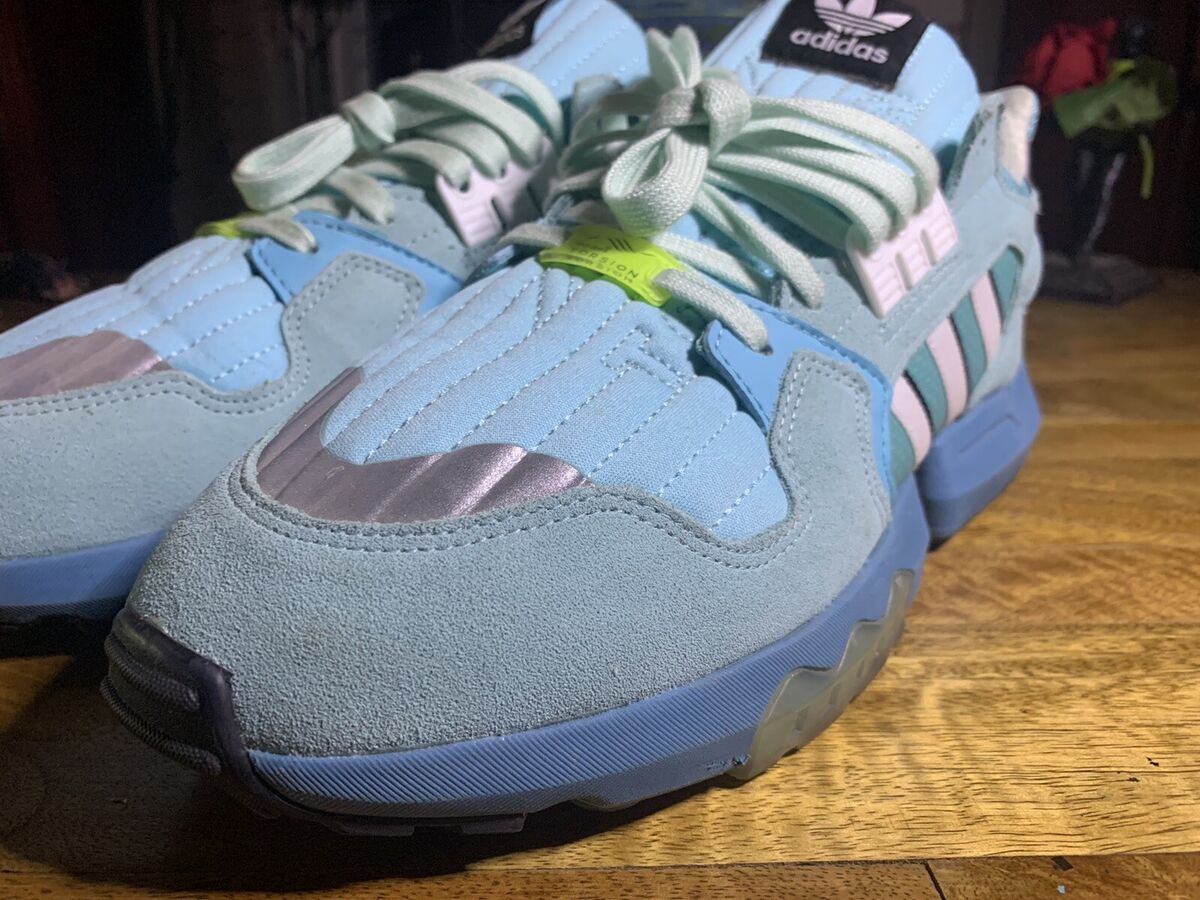 Mens 12 Adidas Originals ZX Torsion Aqua Blue Comfortable Mens 12 Adidas Originals ZX Torsion Aqua Blue Comfortable