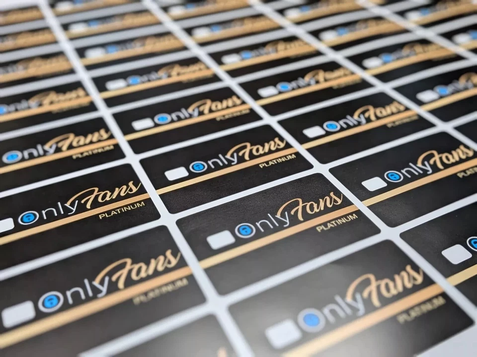 Credit Card Skin Only Fans PLATINUM Credit Card Stickers - 2 Pack - Image 2 of 4