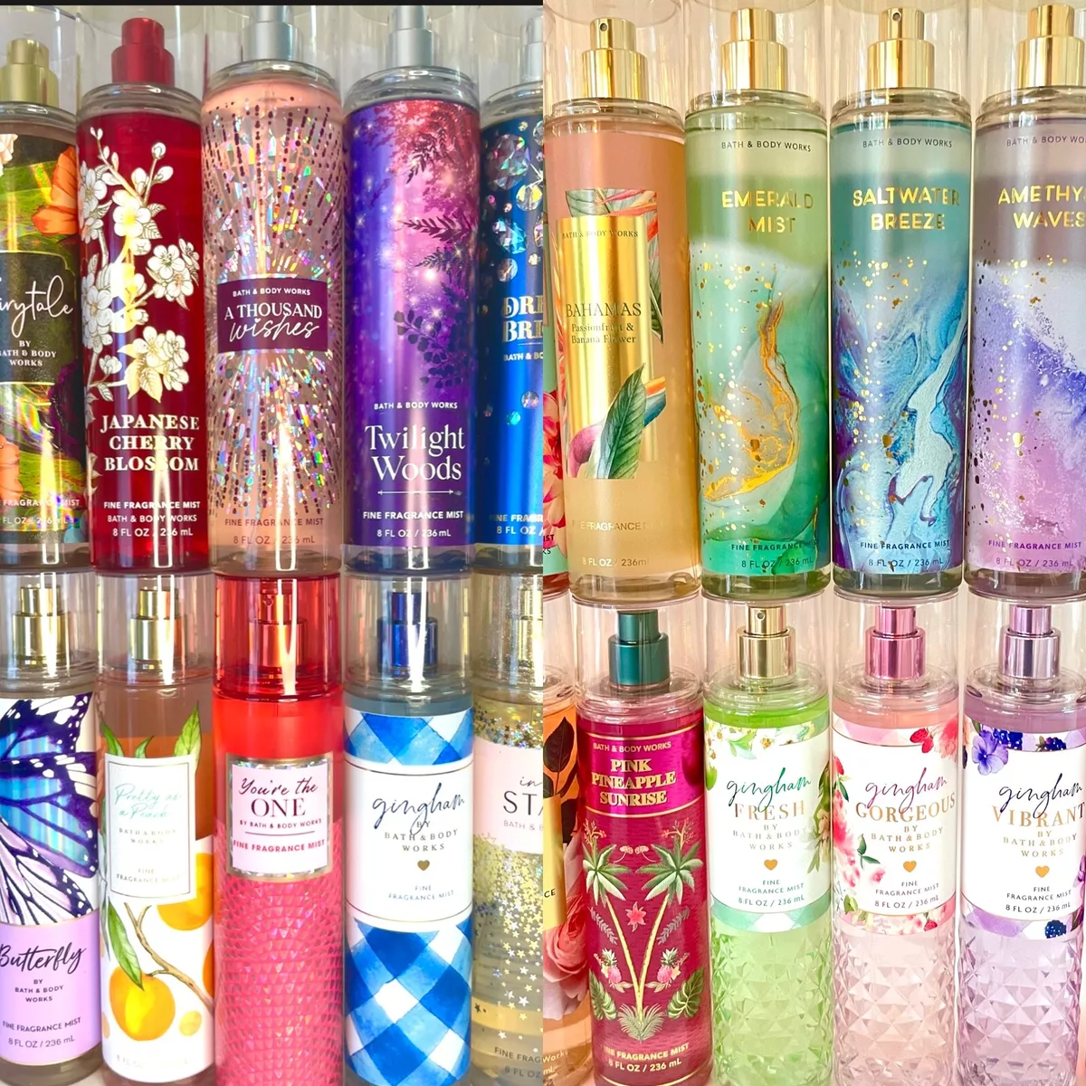 Bath & Body Works Fine Fragrance Mist Spray 8 oz each [ You Pick Your Scent  ]