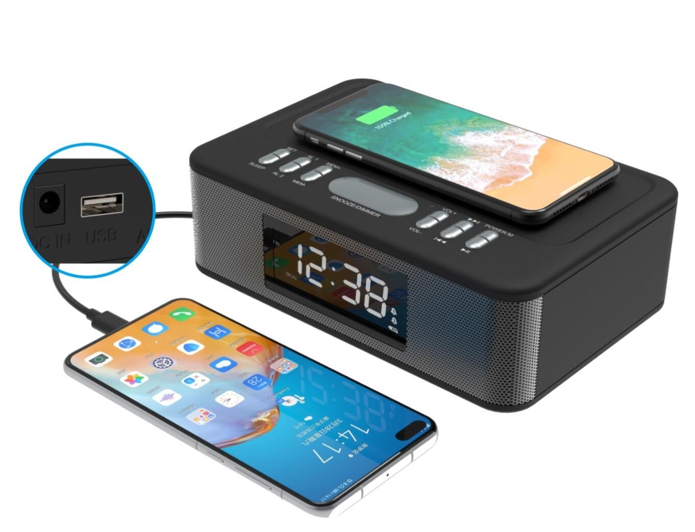 Radio With Wireless Charger