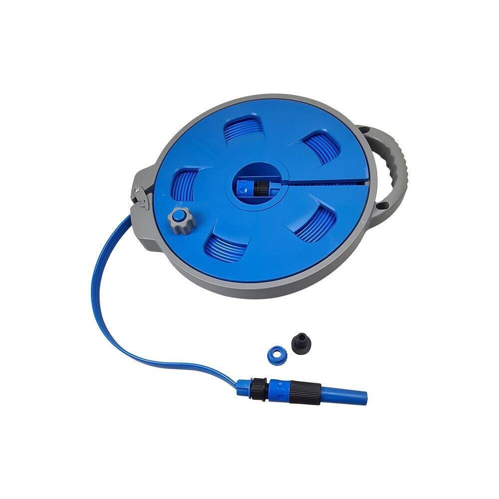 Brunner Caravan Motorhome Roll On Flat Blue Food Grade Hose Reel 15M